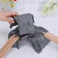thumbnail image 4 of UDIYO 2Pcs Plastic Double Tunnel Wooden Train Track DIY Railway Scene Accessories, 4 of 5