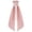 Pink, variant on Wreath Sash for Front Door - Cotton Satin Sash Garland Ribbon for Holiday, Wedding or Yard Decor - Blue with White Lace