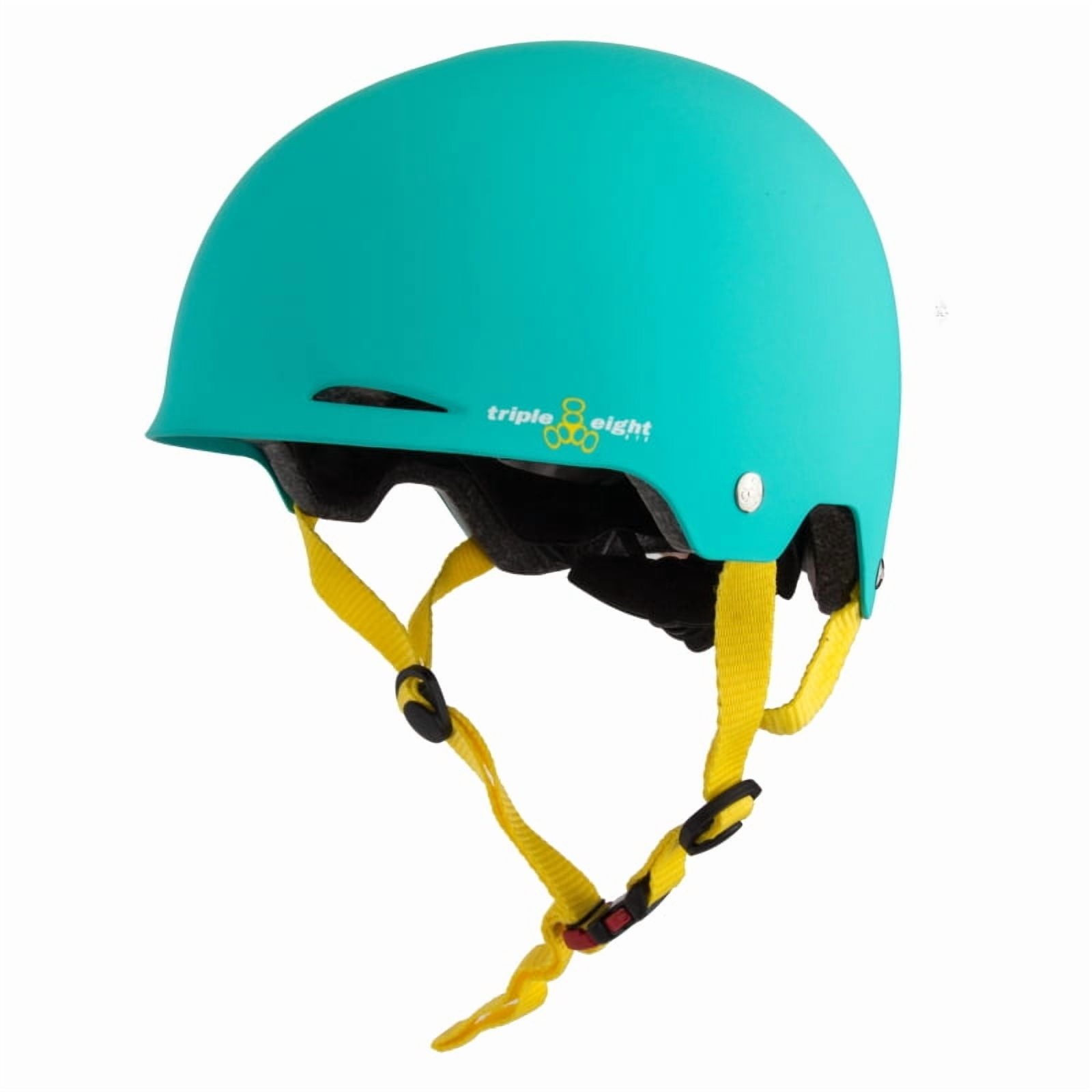 Triple Eight Dual Certified Gotham Helmet Grooved EPS Fit Dial Blue Large/XLarge