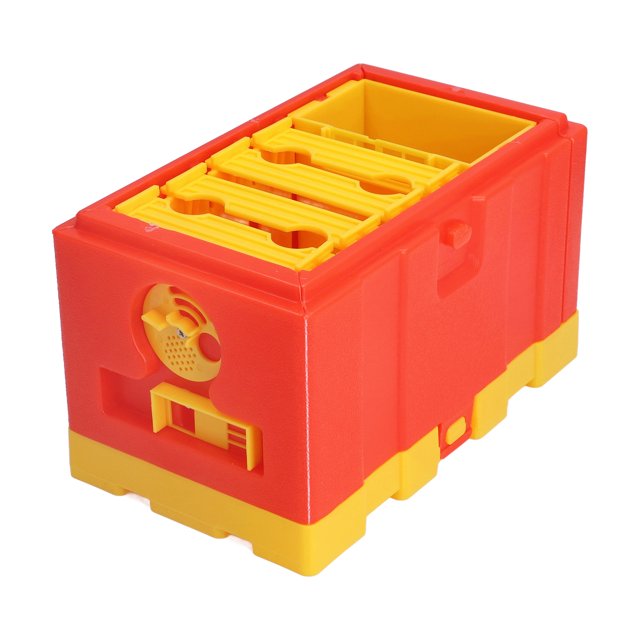 Herramienta De Apicultura, Caja De Apicultura Liviana De PP Fácil De Usar Para Abejas Italianas ANGGREK Rojo