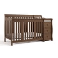 thumbnail image 2 of Storkcraft Portofino 5-in-1 Convertible Crib and Changer, Hazelnut, 2 of 15