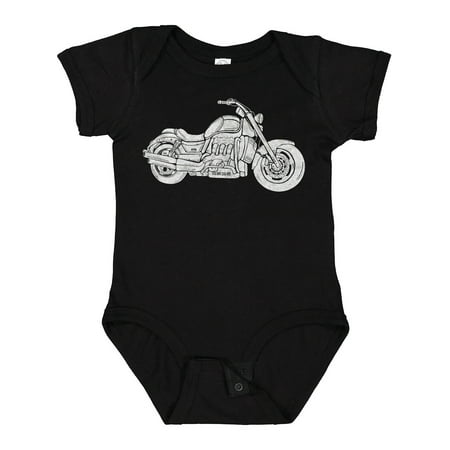 

Inktastic Distressed Motorcycle Gift Baby Boy or Baby Girl Bodysuit
