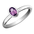 thumbnail image 1 of Bague d'améthyste 2/5 carat (CTW) en argent sterling, 1 of 4