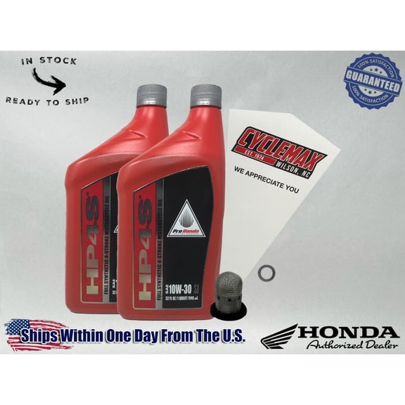 Cyclemax Full Synthetic Oil Change Kit fits 2003-2025 Honda Ruckus