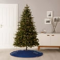 thumbnail image 6 of Lukts Christmas Blue Print Color Life Christmas Tree Skirt, Winter Holiday Tree Mat Decoration ,Can be Used as A Shawl-36", 6 of 6