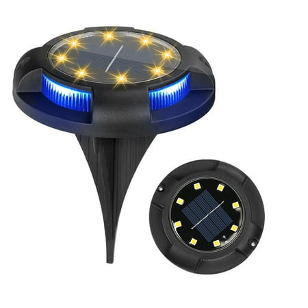 

aoksee 1pcs Solar Ground Light Upgraded Outdoor Solar Powered Waterproof Bright in-Ground Light for Walkway Yard Patio easy to install Bright for Backyard Garden Fence Patio Front Door