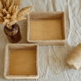 thumbnail image 6 of 5 Sizes Wooden Basket Bottom for Knitting Crochet Basket Bag Rectangular Shape Blank Crochet Basket Wood Base, 6 of 7