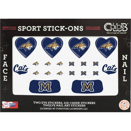 Color Club Sport Stick-Ons, Montana State, 20 pc