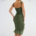 thumbnail image 4 of Women's Backless Pleated Midi Dress - Round Neck Sleeveless, Polyester, Party/Casual - S-L Sizes, 4 of 6