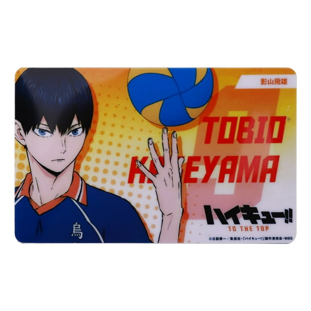 cyan oak haikyuu stickers anime figure print waterproof card stickers suitable for bus card id card hot gift for anime fans walmart com