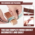 thumbnail image 3 of AEVXKHI 6pcs Emery Cloth Roll 80 150 240 320 400 600 Grits Sandpaper Roll Wear Resistant Abrasive Sandpaper Roll for Metal Hardwood Plastic Polishing and Sanding, 3 of 12