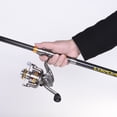 thumbnail image 2 of Pole Pack,Rod Pole Reel Rod And Reel Kit Carbon Fiber Pole Reel Carrier Reel Carrier Set Reel Combo Kit Carbon Fiber Rod Siuke Rods Rod Rookin Swivel Reel Box Jinmie Rod Swivel Reel, 2 of 7