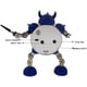 thumbnail image 2 of RV Reloj despertador robot moderno para niños: reloj silencioso iluminado con ojo intermitente y clip de mano Sailing Electrónica, 2 of 5