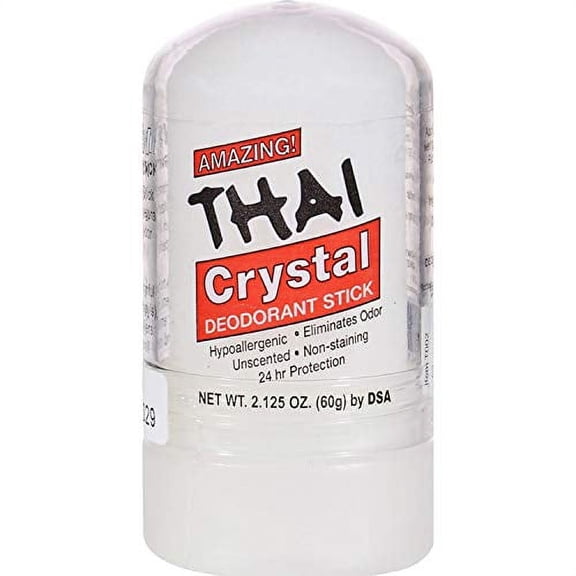 Amazing Thai Crystal Mini Deodorant Stick 24-Hour Protection, Pack of 5