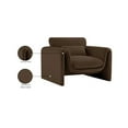 thumbnail image 2 of Meridian Furniture Sloan Brown Velvet Fabric Chair, 2 of 17