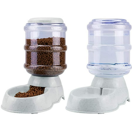 

3.8L Large Automatic Pets Feeder Cat Dog Food Drinker Pet Bowl Self-Dispensing Combination Grain Storage Bowl For Pet Dog Cat