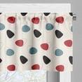 thumbnail image 5 of Ambesonne Mid Century Valance & Curtain, Retro Space Design, 55"x30", Slate Blue Red Black, 5 of 7