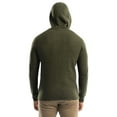 thumbnail image 5 of Wrangler Workwear Men's Thermal Waffle Knit Pullover Henley Hoodie, Size S-5XL, 5 of 8