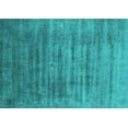thumbnail image 1 of Ahgly Company Machine Washable Indoor Rectangle Oriental Turquoise Blue Industrial Area Rugs, 2' x 3', 1 of 4