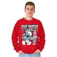 thumbnail image 5 of The Smurfs Cool Kanji Stay Hungry Sweatshirt for Men or Women Brisco Brands M, 5 of 6