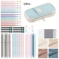 thumbnail image 3 of Clearance! Pencil Case Set for Students - All-in-One Pencil Pouch with Supplies, Great Gift for Back to School,Light Blue, 3 of 9