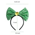 thumbnail image 4 of PRETXORVE St Patricks Day Decorations, St. Patrick's Day Party Costume Accessories Set -Skirt, Bow Tie Headband(Adult), 4 of 6