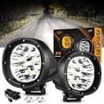 thumbnail image 1 of Luces Offroad LED Auxbeam Redondas de 4 pulgadas 90W 9000LM 2 unidades, 1 of 6