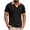 Black, variant on RICHCOIN Polo Shirts for Men V Neck Short Sleeve Golf Shirts Casual Textured Knit Old Money Tops