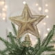 thumbnail image 2 of christmas decorations Gold Xmas Topper Treetop Christmas Light For Holiday Tree Decor Christmas Tree Top Christmas Tree Topper For Christmas Decoratio, 2 of 5