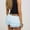 Blue, variant on SNKSDGM Women's Plus Women Linen Pants Petite Length Panties for Women Pack White Women Lace Mini Skirt Low Rise Micro Skirt Asymmetrical Ruffle Hem Flared Short Pettipants