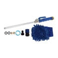thumbnail image 1 of Boquilla de manguera de agua de alta resistencia Unique Bargains, boquilla de jardín de alta presión, rociador de mano ajustable para jardinería, lavado de vehículos, ducha para mascotas, azul 1Pc, 1 of 7