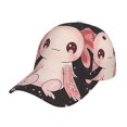 thumbnail image 1 of Fotbe Cute Axolotl Sakura Blossoms Gorro Clásico de Béisbol, Gorra Ajustable con Broche Snapback, Gorro de Exterior de Algodón Suave, 1 of 6