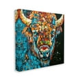 thumbnail image 3 of Modern Bison Street Style Animals & Insects Painting Gallery Wrapped Canvas Print Wall Art, 3 of 7