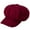 Wine Red, variant on Happy Date Women Woolen Newsboy Cap Adjustable Visor Beret Hats Soft Vintage Cabbie Hat Octagonal Cap for Women Girls