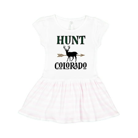 

Inktastic Hunt Colorado Deer Hunting Gift Toddler Girl Dress