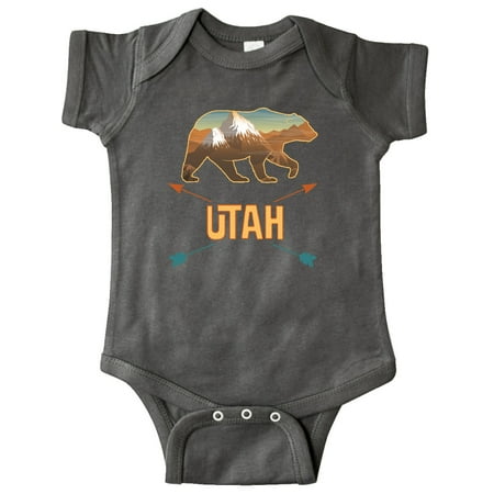 

Inktastic Utah Vacation Bear Silhouette Gift Baby Boy or Baby Girl Bodysuit