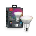 thumbnail image 1 of Globe Electric Smart RGB Tunable Voice Activated PAR20 E26 Base LED Light Bulb, Energy Star, 1 of 8