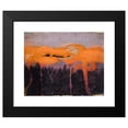 thumbnail image 2 of Abbott Handerson Thayer 23x20 Black Modern Framed Museum Art Print Titled - Red Flamingoes, Study for Book Concealing Coloration in the Animal Kingdom (ca. 1905-1909), 2 of 5
