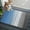Blue, variant on Teal Brown Ombre Bathroom Mat 2x3 FT, Non Slip Small Kitchen Mat, Vintage Country Wooden Washable Backed Front Door Throw Rug Non-Shedding Indoor Outdoor Doormat for Entryway Sink