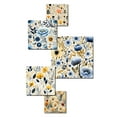 thumbnail image 3 of Designart "Earthy Beige Boho Harmony" Floral Wall Art Set Of 5 - Beige Cottage Office Room Metal Wall Art Set, 3 of 6