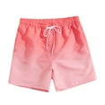 thumbnail image 2 of Giftesty Men Swimwear ,Gradient Swimming Trunks Men's Adult Boxer Shorts Swimming Casual Beach Pants, 2 of 3