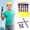 65mm Aluminum ring batch head, variant on 5 Pcs Screwdriver Bit – 1/4" Hex Shank Hollow Security Bit with Magnet