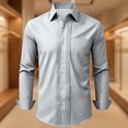 thumbnail image 5 of Bosfbaoi Shirts for Men Long Sleeve Pleated Front Button Down Oktoberfest Dress Shirts, 5 of 6