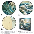 thumbnail image 3 of Designart "Blue White Ocean Rhapsody" Nautical & Beach Floater Framed Canvas Print, 3 of 7