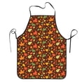 thumbnail image 5 of Uemuo Autumn Leaves Printed Bib Apron, Adjustable , Water and Oil Resistant, Cooking Kitchen Chef Apron for Women Men, 5 of 5