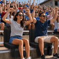thumbnail image 5 of LIFERECORD Foldable Stadium Seat Chair with Back Support, Portable Bleacher Seat for Sports Games, Concerts, Parks - 225 lbs Capacity, Waterproof 600D Oxford Fabric, Dual Carry Options, 5 of 8