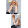 thumbnail image 3 of YAZI Women Slip On Leather Comfort Rubber Sole Flats Shoes, 3 of 6