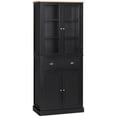 thumbnail image 1 of HOMCOM Freestanding Kitchen Pantry, Buffet Cabinet, 5-tier Storage Cabinet, 1 of 8