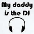 thumbnail image 2 of CafePress - My Daddy Is The DJ Body Suit - Baby Light Bodysuit, Size Newborn - 24 Months, 2 of 4