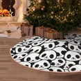thumbnail image 5 of Sikiie Cute Panda Nativity Christmas Tree Skirt, Jesus Christian Winter Holiday Tree Mat Decoration(30-48IN)48", 5 of 6